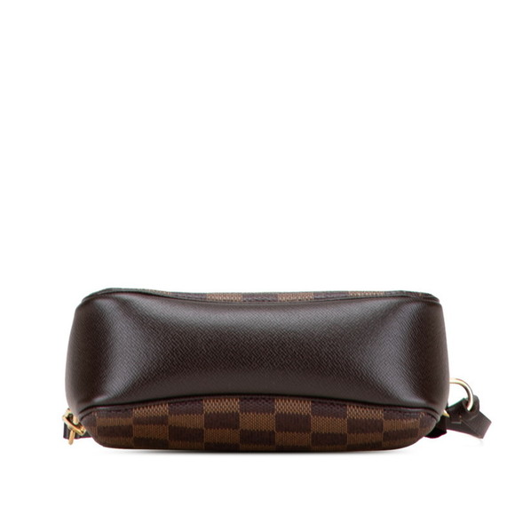 LOUIS VUITTON Brown Damier Leather Pouch - Picture 3 of 9
